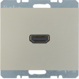 HAGER - GNIAZDO HDMI STAL SZLACHETNA LAKIEROWANY K.5 - 3315427004