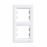 SCHNEIDER ELECTRIC - RAMKA PODWÓJNA PIONOWA BIAŁY ASFORA - EPH5810221