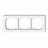 KARLIK - DECO; Ramka uniwersalna potrójna biała - DR-3