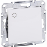 SCHNEIDER ELECTRIC - ŁĄCZNIK SCHODOWY POJEDYNCZY BEZ RAMKI ZACISKI AUTOMATYCZNE 10AX 250V BIAŁY ASFORA - EPH0401421