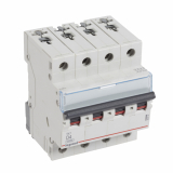 LEGRAND - WYŁĄCZNIK NADPRĄDOWY D 4A 4 POLOWY CHARAKTERYSTYKA D SERII TX3 S304 - 403767