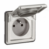 LEGRAND - GNIAZDO POJEDYNCZE Z UZIEMENIEM SOLIROC - 077831
