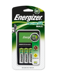 ENERGIZER - ŁADOWARKA MAXI + AKUMULATORY AA/4SZT 2000MAH POWER PLUS - 7638900321401