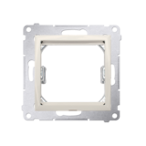KONTAKT SIMON - Adapter (przejściówka) na osprzęt standardu 45 × 45 mm; kremowy  *Do gniazd teleinformatycznych Simon Connect - DA45.01/41