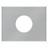 HAGER - ELEMENT CENTRALNY DO ŁĄCZNIKA I SYGNALIZATORA ŚWIETLNEGO E10 STAL SZLACHETNA LAKIEROWANA K.5 - 11657004