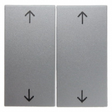HAGER - KLAWISZE Z NADRUKIEM SYMBOLU 'STRZAŁKI' ALUMINIUM B.KWADRAT/B.7 - 16441404