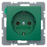 HAGER - GNIAZDO SCHUKO ZIELONY S.1/B.3/B.7  - 47431913