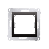 KONTAKT SIMON - Adapter (przejściówka) na osprzęt standardu 45 × 45 mm; antracyt  *Do gniazd teleinformatycznych Simon Connect - DA45.01/48