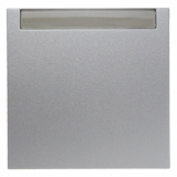 HAGER - KLAWISZ Z POLEM OPISOWYM ALUMINIUM B.1/B.7 - 16261404
