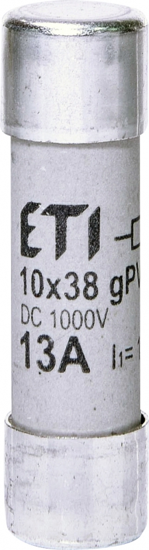 ETI - WKŁADKA TOPIKOWA CYLINDRYCZNA PV CH10X38 GPV 13A/1000V UL - 002625137