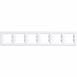 SCHNEIDER ELECTRIC - RAMKA SZEŚCIOKROTNA POZIOMA BIAŁY ASFORA - EPH5800621