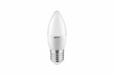 GTV - ŹRÓDŁO ŚWIATŁA LED E27 C30 6W 520LM 3000K ŚWIECZKA - LD-SMGC30C-60
