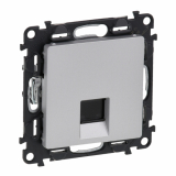 LEGRAND - GNIAZDO KOMPUTEROWE POJEDYNCZE RJ45 KAT. 5E UTP ALUMINIUM VALENA LIFE - 753340