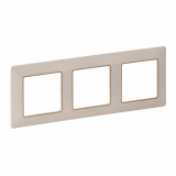 LEGRAND - RAMKA POTRÓJNA KREMOWA/ZŁOTA VALENA LIFE - 754063