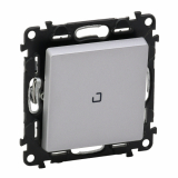 LEGRAND - PRZYCISK PRZEŁĄCZY NO/NC PODŚWIETLANY ALUMINIUM 6 A - 250 V~VALENA LIFE - 752312