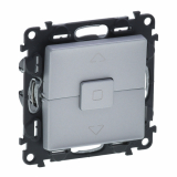 LEGRAND - PRZYCISK STEROWANIA ROLETAMI ALUMINIUM 10 A - 230 V~ VALENA LIFE - 752330
