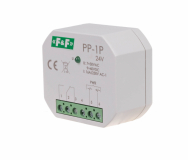 F&F - Przekaźnik elektromagnetyczny, 1P 16A, montaż podtynkowy,U=7÷30VAC / 9÷40VDC - PP-1P-24V