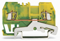 WAGO - ZŁĄCZKA PE 2-PRZEWODOWA 1,5 MM2 ŻÓŁTO-ZIELONA. - 279-907