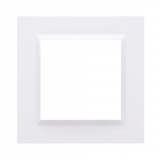 KONTAKT SIMON - RAMKA POJEDYNCZA UNIWERSALNA POZIOM/PION BIAŁY SIMON 10 - CR1/11