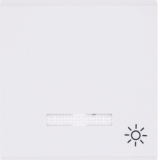 HAGER - KLAWISZ KONTROLNY Z SYMBOLEM „ŚWIATŁO' BIAŁY LUMINA 2 - WL6120
