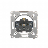 KONTAKT SIMON - GNIAZDO POJEDYNCZE Z UZIEMIENIEM 2P+Z MECHANIZM ZACISKI ŚRUBOWE 16A 250V IP20 SIMON 54 - SGZ1M