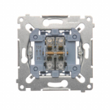 KONTAKT SIMON - Przycisk podwójny zwierny (mechanizm) 10AX, 250V~, szybkozłącza - SP2M