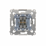 KONTAKT SIMON - Przycisk roletowy (mechanizm) 10A, 250V~, szybkozłącza - SZP1M