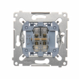KONTAKT SIMON - Łącznik krzyżowy (mechanizm) 10AX, 250V~, szybkozłącza - SW7M