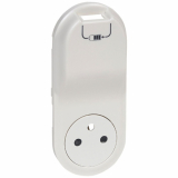 LEGRAND - PLAKIETKA GNIAZDA POJEDYNCZEGO Z UZIEMIENIEM 2P+Z USB BIAŁY CELIANE - 068116