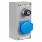 SPAMEL - KASETA STEROWNICZA Z KLUCZEM I GNIAZDKIEM 230V - SP22K3VZ16\01-1