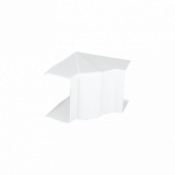 KONTAKT SIMON - Regulowany kąt wewnętrzny Cabloplus 130x55mm; czysta biel - TKA1305507/9
