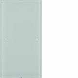 HAGER - SENSOR DOTYKOWY POJEDYNCZY KOMFORT BIAŁY SZKŁO R.3 - 75141850
