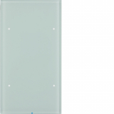 HAGER - SENSOR DOTYKOWY PODWÓJNY KOMFORT BIAŁY SZKŁO R.3 - 75142850