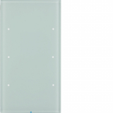 HAGER - SENSOR DOTYKOWY POTRÓJNY KOMFORT BIAŁY SZKŁO R.3 - 75143850