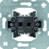 HAGER - ŁĄCZNIK JEDNOKLAWISZOWY 2 BIEGUNY MECHANIZM ZACISKI AUTOMATYCZNE ONE.PLATFORM - 533032