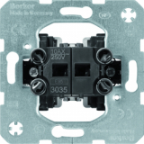 HAGER - ŁĄCZNIK ŚWIECZNIKOWY DWUKLAWISZOWY MECHANIZM ZACISKI AUTOMATYCZNE ONE.PLATFORM - 533035
