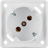 HAGER - GNIAZDO SCHUKO 45° MECHANIZM BIAŁY MAT INTEGRO FLOW - 841852522