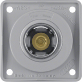 HAGER - GNIAZDO ZASILANIA 12 V MECHANIZM SZARY POŁYSK INTEGRO FLOW - 845712507