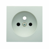 HAGER - ELEMENT CENTRALNY DO GNIAZDA Z UZIEMIENIEM Z PRZYSŁONAMI BIAŁY POŁYSK B.KWADRAT - 3965768999