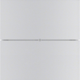 HAGER - PRZYCISK PODWÓJNY STANDARD ALUMINIUM B.IQ - 75162094