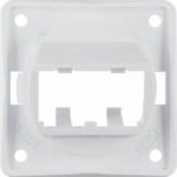 HAGER - PŁYTKA NOŚNA DO 2 MODUŁÓW MINI-COM BIAŁY POŁYSK INTEGRO FLOW - 945592509