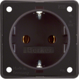 HAGER - GNIAZDO SCHUKO BRĄZOWY MAT INTEGRO FLOW  - 947782501
