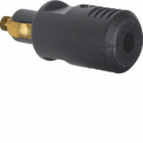 HAGER - WTYCZKA DO GNIAZDA SAMOCHODOWEGO CZARNY INTEGRO FLOW - 4637