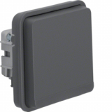 HAGER - GNIAZDO SCHUKO POJEDYNCZE Z UZIEMIENIEM IP55 SZARY W.1 - 47063515