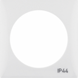 HAGER - RAMKA POJEDYNCZA Z NADRUKIEM 'IP44' BEZ USZCZELKI BIAŁY POŁYSK INTEGRO FLOW  - 918272599