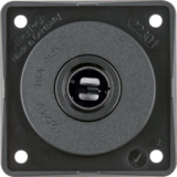 HAGER - GNIAZDO ZASILAJĄCE 12 V SAMOCHODOWE MECHANIZM CZARNY MAT INTEGRO FLOW - 9451705
