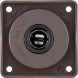 HAGER - GNIAZDO ZASILAJĄCE 12 V SAMOCHODOWE BRĄZOWY MAT INTEGRO FLOW - 945172501