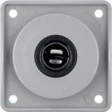 HAGER - GNIAZDO ZASILAJĄCE 12 V SAMOCHODOWE SZARY POŁYSK INTEGRO FLOW - 945172507