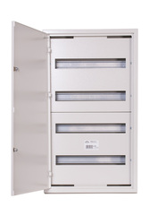 SABAJ - ROZDZIELNIA MODUŁOWA METAL NATYNK 72 MODUŁY 4X18 IP30 440X755X132 BIAŁY Z ZAMKIEM - NRPSM 72 (4X18) Z