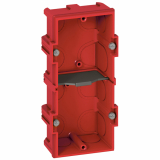 LEGRAND - PUSZKA PODWÓJNA PRZELOTOWA DO ŚCIAN MUROWANYCH 40 MM BATIBOX - 080142